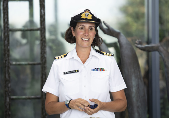  Lieutenant Commander Vicki Stevens was recently deployed with her family as New Zealand's representative to the Pacific Islands Forum Fisheries Agency