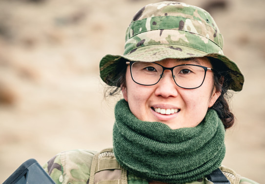 2nd Lieutenant Lily Feng says her NZ Army Reserve Force combat engineering career has challenged her in different ways to her civilian engineering career