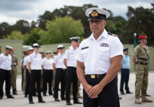 Lieutenant Taua is preparing for the NZDF's participation in the Queen's Platinum Jubilee celebrations at the British Army's Pirbright Camp in Surrey.
