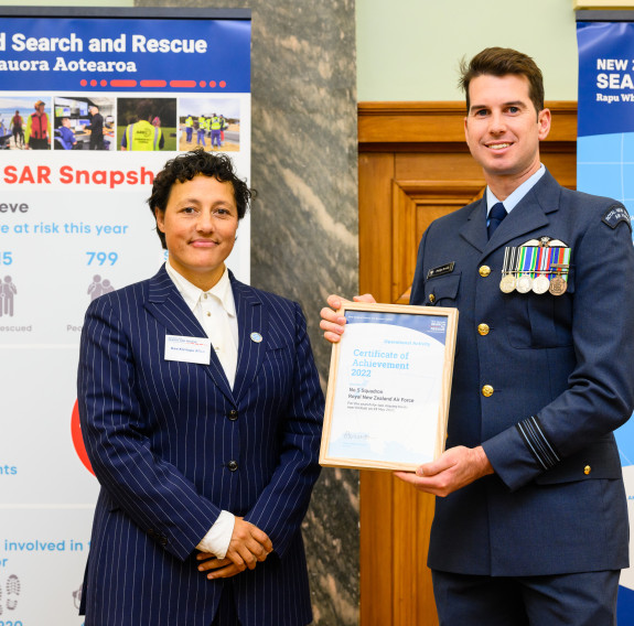 2022 New Zealand Search and Rescue Awards. Credit: Mark Coote