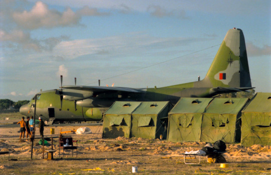 C-130H Hercules NZ7001 supporting humanitarian relief in Somalia, 1993