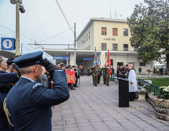 A New Zealand Service of Remembrance was also held at Cassino Railway Station, a site of strategic importance 80 years ago during the Battles of Cassino