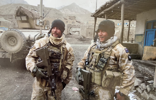  LTCOL Jerry Mateparae on patrol in the Shikari Valley, Task Group CRIB 17, Afghanistan 2011