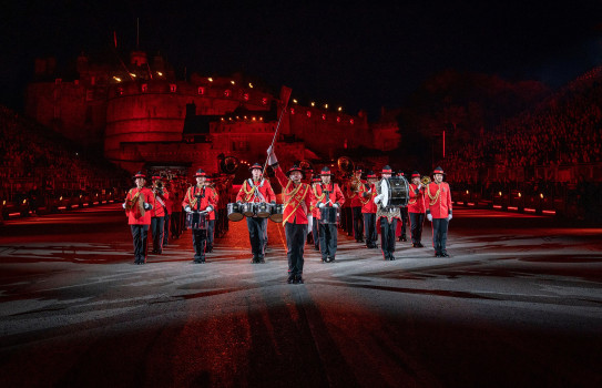 The New Zealand Army Band performing at the Edinburgh Military Tattoo in 2022 (Credit: Royal Edinburgh Military Tattoo)